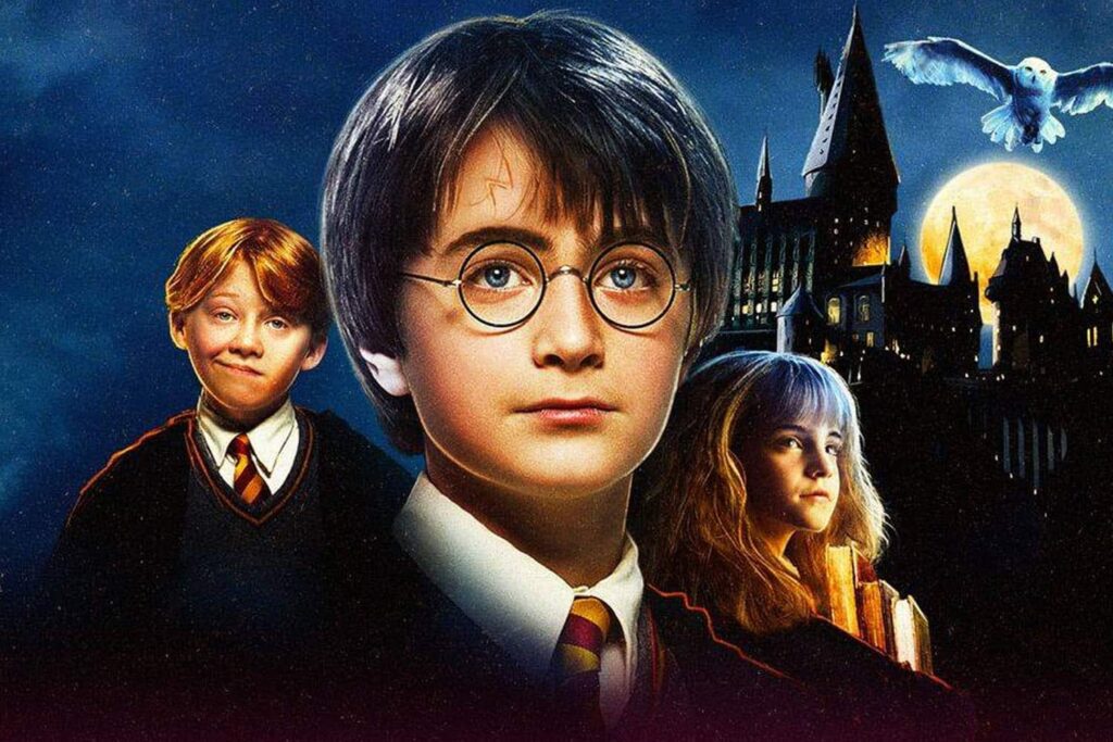 Capa de Harry Potter e a Pedra Filosofal